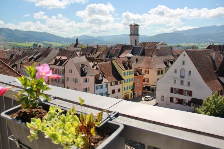 Vue de la résidence